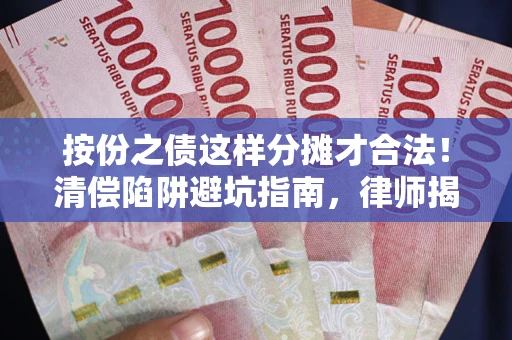 北京按份之债这样分摊才合法！清偿陷阱避坑指南，律师揭秘关键条款