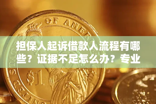 北京担保人起诉借款人流程有哪些？证据不足怎么办？专业律师解答