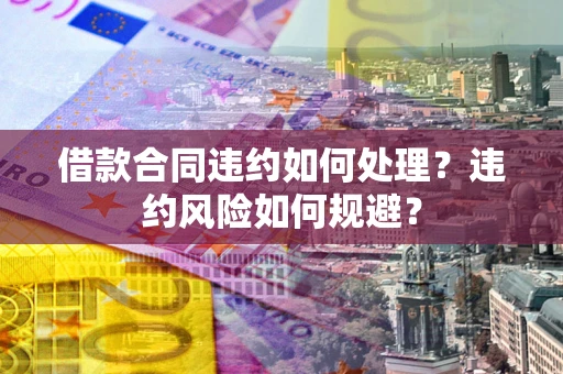 北京借款合同违约如何处理？违约风险如何规避？