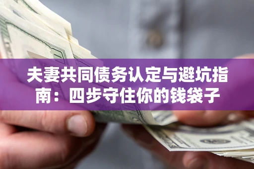 北京夫妻共同债务认定与避坑指南：四步守住你的钱袋子
