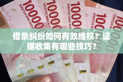 北京借条纠纷如何有效维权？证据收集有哪些技巧？