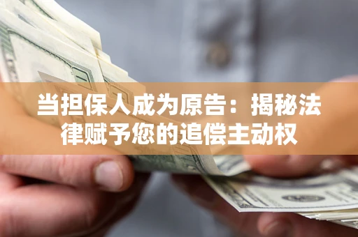 北京当担保人成为原告:揭秘法律赋予您的追偿主动权 北京当担保人成为原告:揭秘法律赋予您的追偿主动权