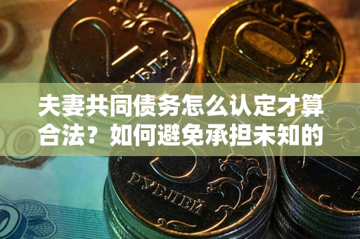 北京夫妻共同债务怎么认定才算合法？如何避免承担未知的债务风险？