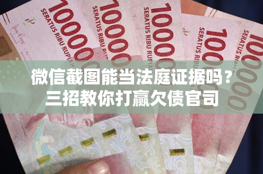 北京微信截图能当法庭证据吗？三招教你打赢欠债官司